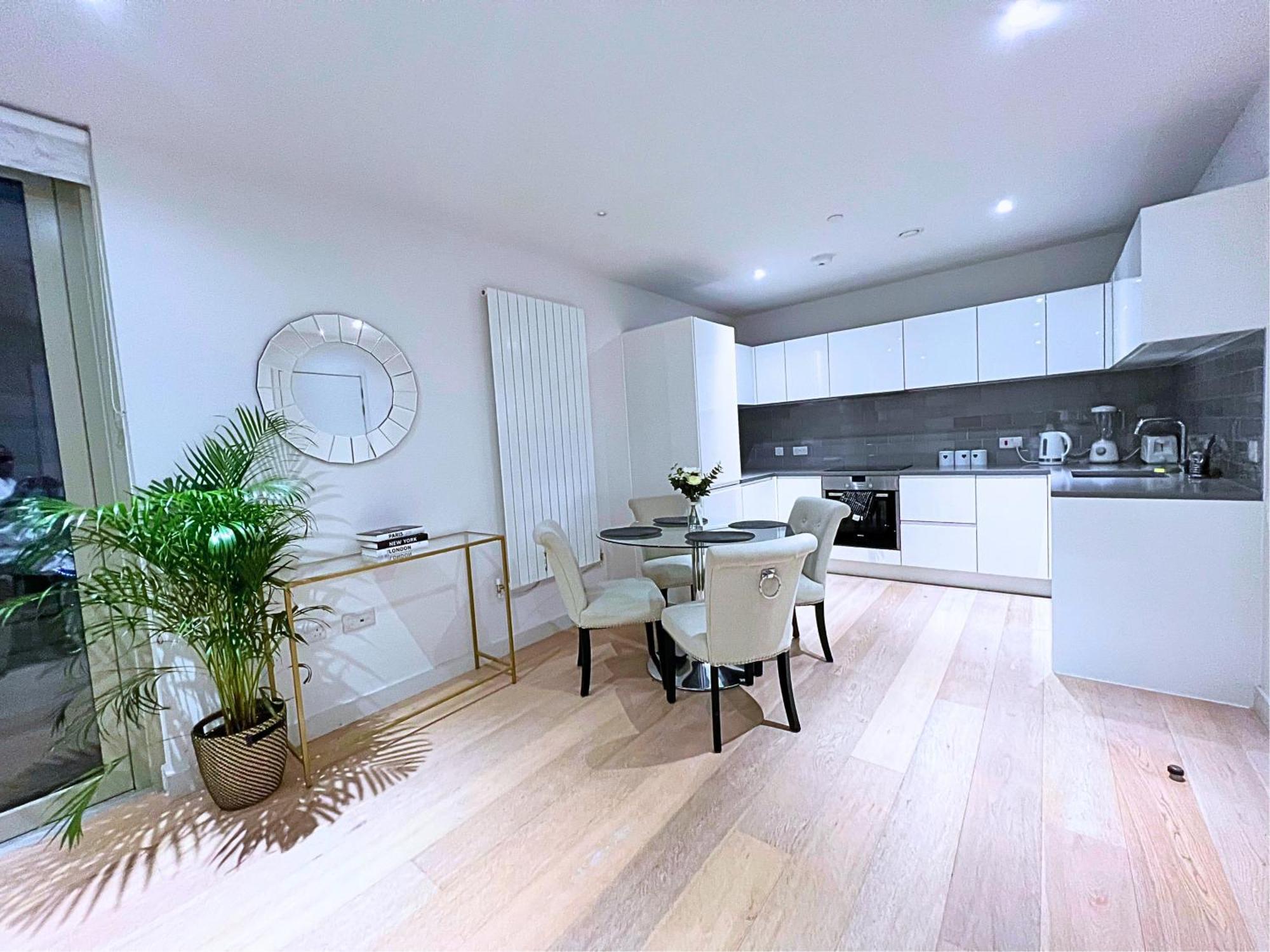 Stylish Apartment Docklands Londres Exterior foto